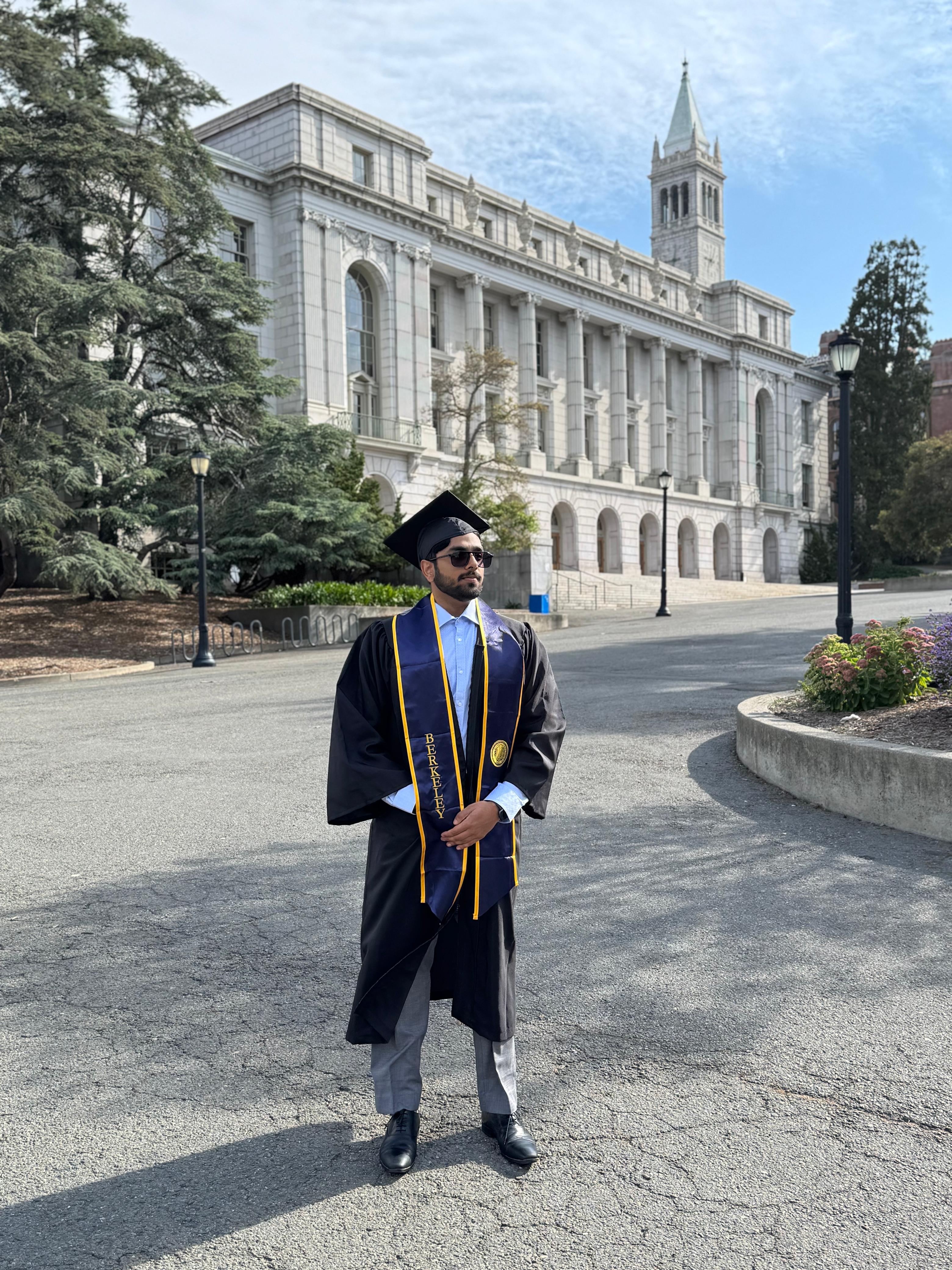 Aditya Iyer at UC Berkeley graduation